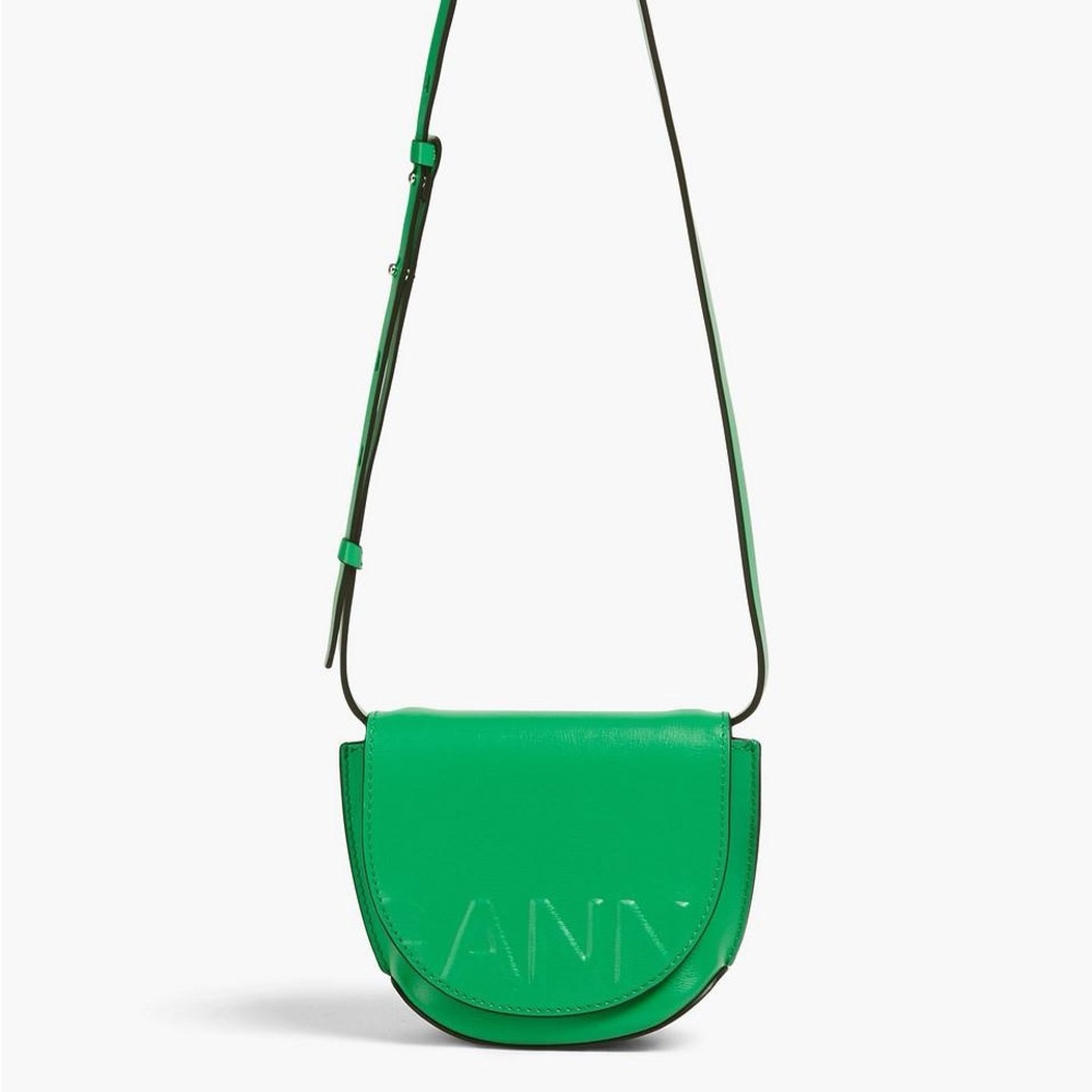 GANNI banner nano saddle bag